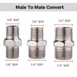 전문 7pcs 에어 브러시 어댑터 키트 피팅 커넥터 세트 압축기 호스 변환 플러그 1 8 1 4 BSP Male Femal