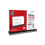 화이트타원받침 T자형꽂이 100x70 소형