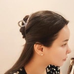 프랑스 셀룰로오즈 마블 집게핀 올림머리 반머리