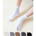 남자 데일리 부드럽고 편한 타비 5컬러 발가락 양말