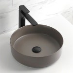 M011 무광카키그레이 도기볼세면기 탑볼세면기 YJ-9514C