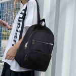 베이직 심플 투포켓 학생백팩 데일리 책가방