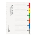 문화 바인더인덱스 A4 6분류 아트지 A192-7