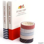 유니크 스티커 다이어리 테이프 5종 꾸미기 마스킹