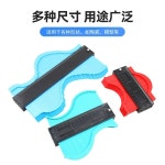 윤곽 게이지 복사기 세라믹 도구 타일 목공 측정기 라인 건설 템플릿 절단 눈금자 5 Inch