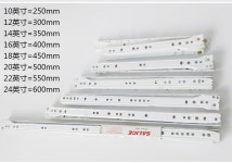 서랍 트랙 슬라이드 두 캐비닛 레일 두꺼운 컴퓨터 테이블 슈트 의류 키보드 롤러 풀리 가구