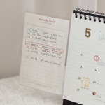 사이드 포켓 포 노트 3x5 색상랜덤