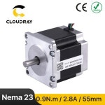 Nema23 스테퍼 모터 3D 프린터 CNC 조각 밀링 기계용 2 상 스테퍼 모터 4리드 케이블 90Ncm 28A