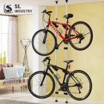 베이직2단 실내 자전거거치대 스탠드 스틸보관대