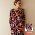 라페어 라페어 블러썸 롱 원피스 홈슈즈 세트 LJOBB075-PU