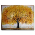 은행나무 풍수 액자 아크릴 그림 거실액자 개업 선물 은행나무 40X60