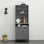 주방 그릇장식장 600폭 상부장 찬장 냉장고틈새수납장 다용도수납