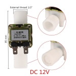 수나사 솔레노이드 밸브 마그네틱 제어 공압 압력 컨트롤러 스위치 전환기 220V AC 12V 1 2 12V