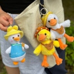 하찮은 오리 키링 가방고리 인형 3종 귀여운 봉제 동물 캐릭터 인형 선물