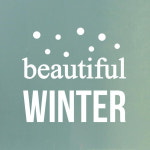코이핀즈 beautiful winter 눈내리는 겨울 인테리어 스티커 small