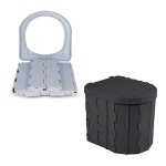 이동식 타원형 변기 간이 화장실 차박 접이식변기통 타원형폴딩변기