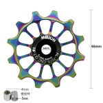 MTB 자전거 뒷 변속기 자키 휠 11T 18T 세라믹 베어링 풀리 AL7075 CNC 도로 자전거 가이드 롤러 아이들러