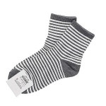 3켤레 회흰 여성용 초링글 패션양말