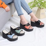 샌들 뮬 여성뮬슬리퍼 슬리퍼 뮬블로퍼 가죽 하이힐