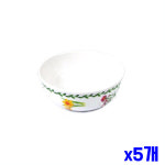 x10개 멜라민재질 가벼운 14 3x5 탕기 대접 그릇