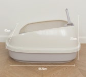 뚜또가또 대형 고양이 화장실 오픈형 판형