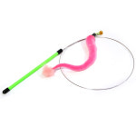 고양이 천연밍크 반달 낚시대 1P 흥미유발 장난감