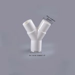 PVC 플라스틱 Y 형 티 포크 워터 파이프 드립 박스 조인트 1Pcs