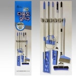 삼정 다용도걸이구 5공 밀대 걸레 청소 수납