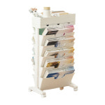 북트롤리 이동식 5단 책꽂이