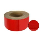 45M 적색 일반반사 사선 반사테이프 위험 안내