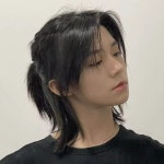 남자 장발 가발 긴머리 뒷머리 레이어드 군인 휴가용