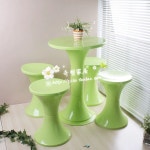 장구 의자 모던 라운드 하나 선반 푸른색 스툴 스툴 디자인 컬러풀한 라지 플라스틱 심플 받침대 라지 스툴 하나