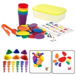 두돌 유아교구 색깔놀이 창의블럭 장난감 창의력발달 아기교구 두뇌발달