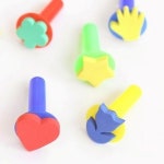 민화샵 도장놀이 EVA 긴막대도장 5종