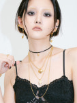 어거스트하모니 어거스트하모니 925 Thin Snake chain Long Necklace