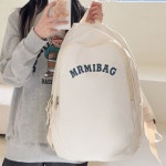 베이직 디자인 백팩 넉넉한 수납공간 학교 데일리백