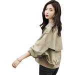 애니율 여성 봄 가을 캐주얼 바람막이 숏 자켓 G6374