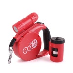 애견목줄 자동리드줄 4M 배변봉투 후레쉬 ID202