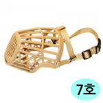 엠펫 플라스틱 애완견 입마개 107 7호