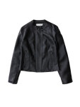 레이디볼륨 레이디볼륨 9073 VEGAN LETHER JUMPER