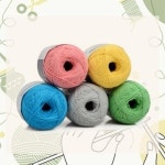 위드마켓 일상공방 코튼 뜨개질실 2p세트