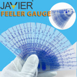 21 블레이드 필러 게이지 미터법 측정 0 05-1 0-1 5-2 0mm두께 갭 플라스틱