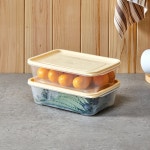 엠에이치앤코 모던하우스 뉴프레쉬락 다목적보관용기 직사각 2L 2P