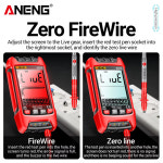 ANENG SZ02 스마트 디지털 멀티미터 6000 카운트 실제 RMS 자동 전기 커패시턴스 미터 온도 저항 트랜지스