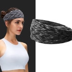 세련된 헤어밴드 운동할때 머리띠 조깅 헬스 머리밴드 연그레이