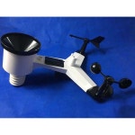 무선 관측소 태양열 충전 강우량 풍향 단일제품 측정기 풍속