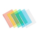 문화 일반형 레일클리어홀더 10매 투명 9012 F490A-7