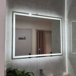 화장실 조명 인테리어 벽걸이형 사각 LED거울