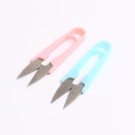플라스틱 컬러 쪽가위 봉제 수선 낚시 바느질 가위