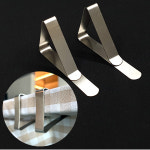 고정클립 스틸 테이블보 식탁보고정 식탁보 4P